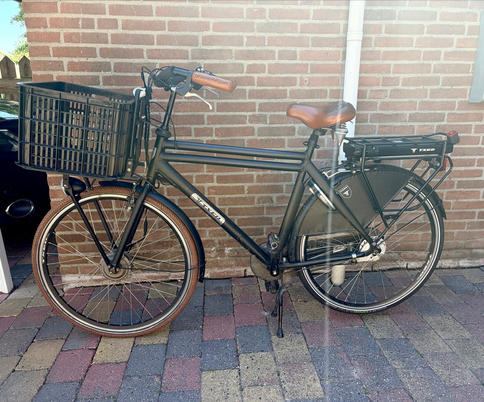 TXED elektrische transportfiets, Fietsen en Brommers, Gebruikt, 51 tot 55 cm, 30 tot 50 km per accu, Ophalen