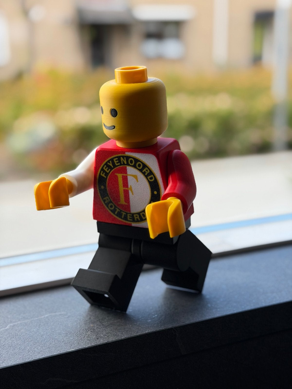 Grote 3D geprinte Feyenoord Lego Minifiguur - 20 cm hoog, Ophalen of Verzenden, Nieuw, Overige merken