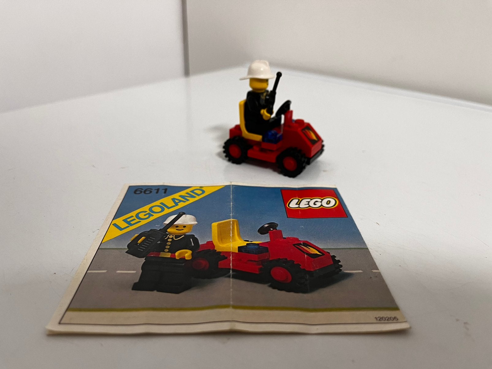 Lego 6611 auto brandweercommandant, Lego, Ophalen of Verzenden, Inclusief instructies, Complete set