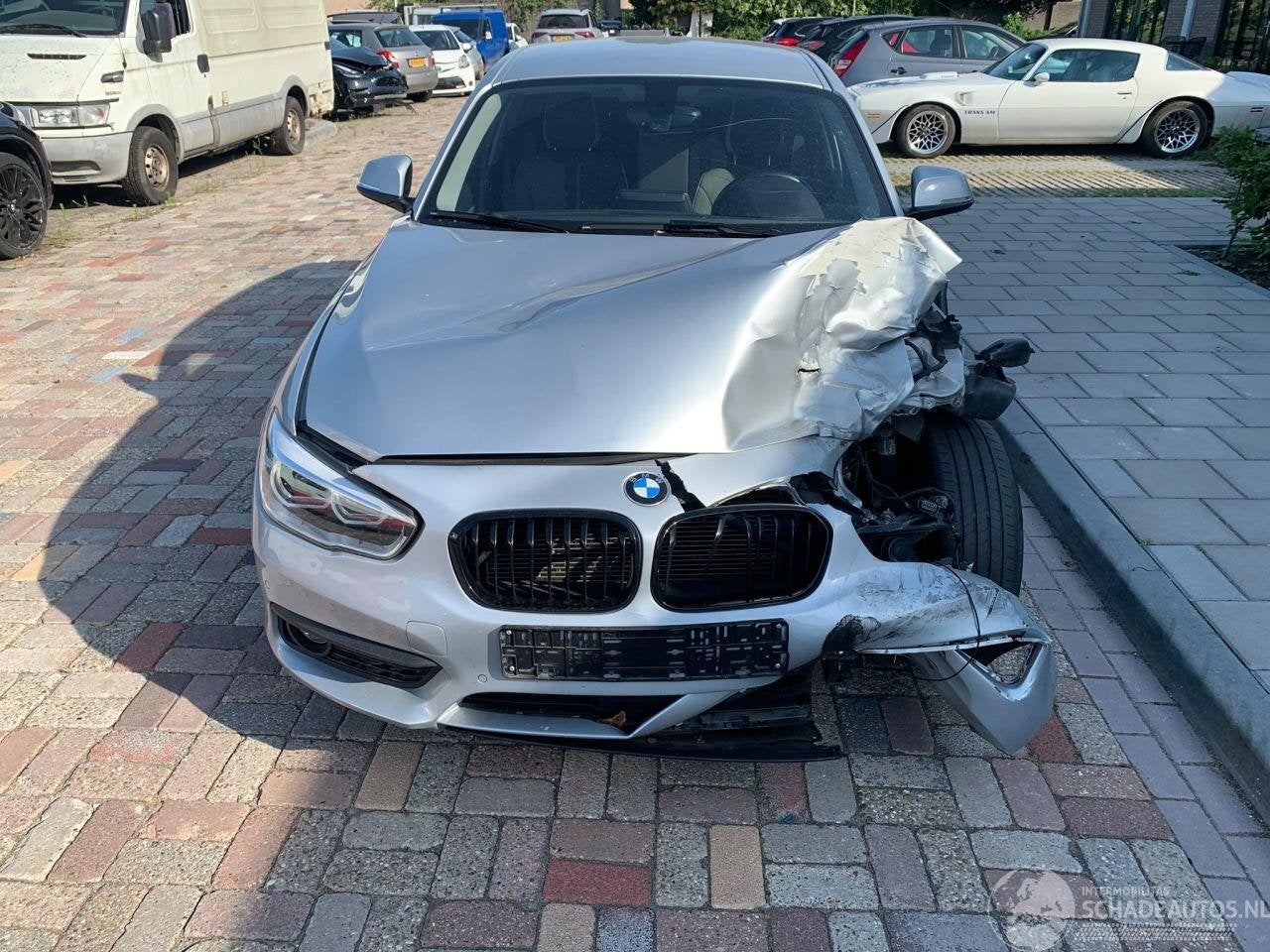BMW 1-serie 118I m sport (bj 2015, automaat), Automaat, Petuelring 130 ,80809, München, Deutschland, Zilver of Grijs, Benzine