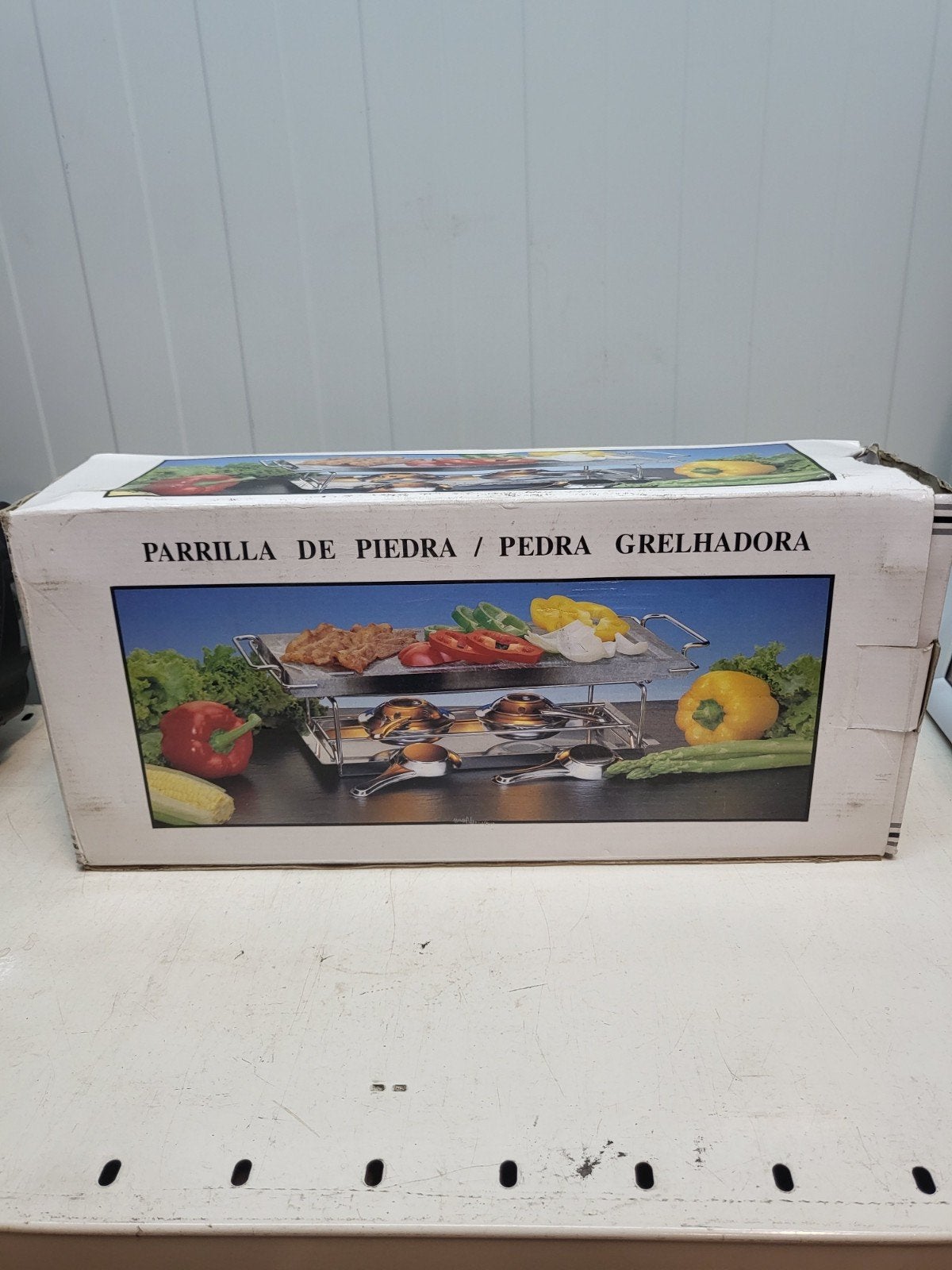 Steengrill / Raclette set met marmeren grillsteen, Ophalen of Verzenden, Nieuw, Onbekend