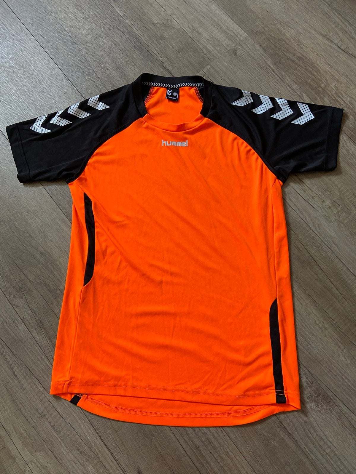 Hummel Handbal Shirt - Oranje/Zwart (Maat S), Sport en Fitness, Ophalen of Verzenden, Zo goed als nieuw, Kleding