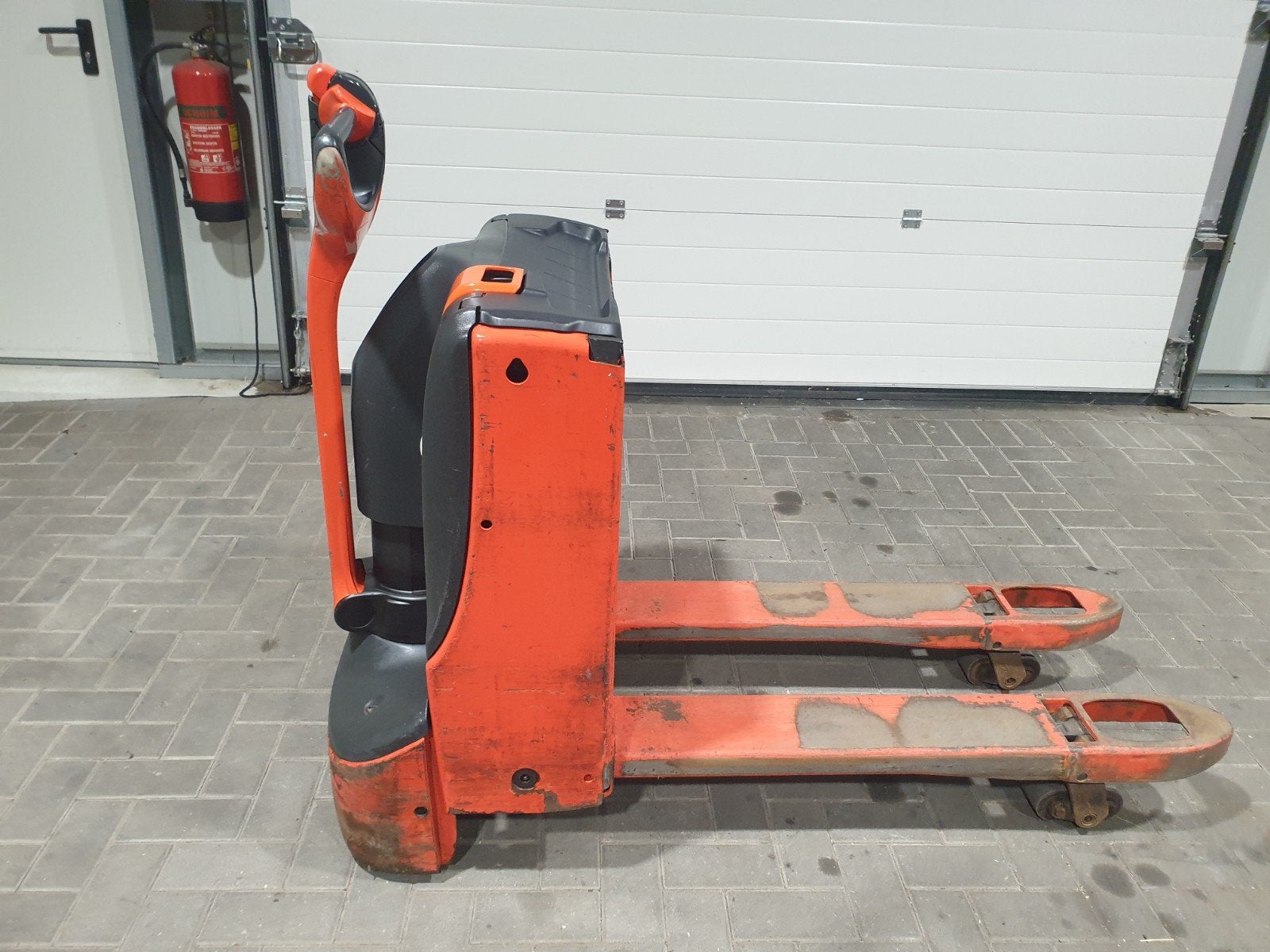 linde t16 palletwagen, Ophalen, Gebruikt