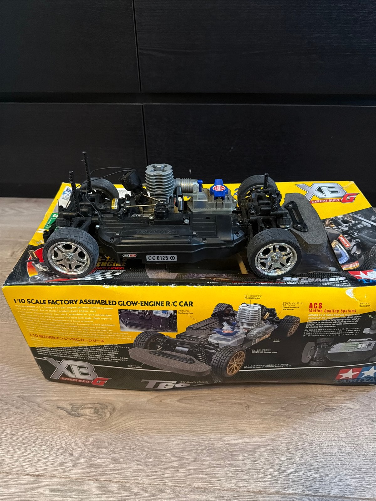 Tamiya XB Expert Built Subaru Impreza WRC 2003 Nitro RC Auto, Gebruikt, Ophalen of Verzenden, Schaal 1:10, Auto onroad