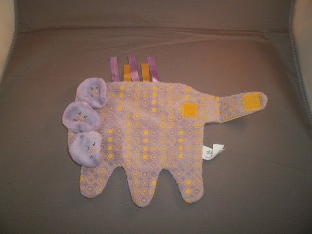 Difrax olifant labeldoekje speendoek 2x verschillende kleur, Overige karakters, Nieuw, Ophalen of Verzenden, Meerkleurig