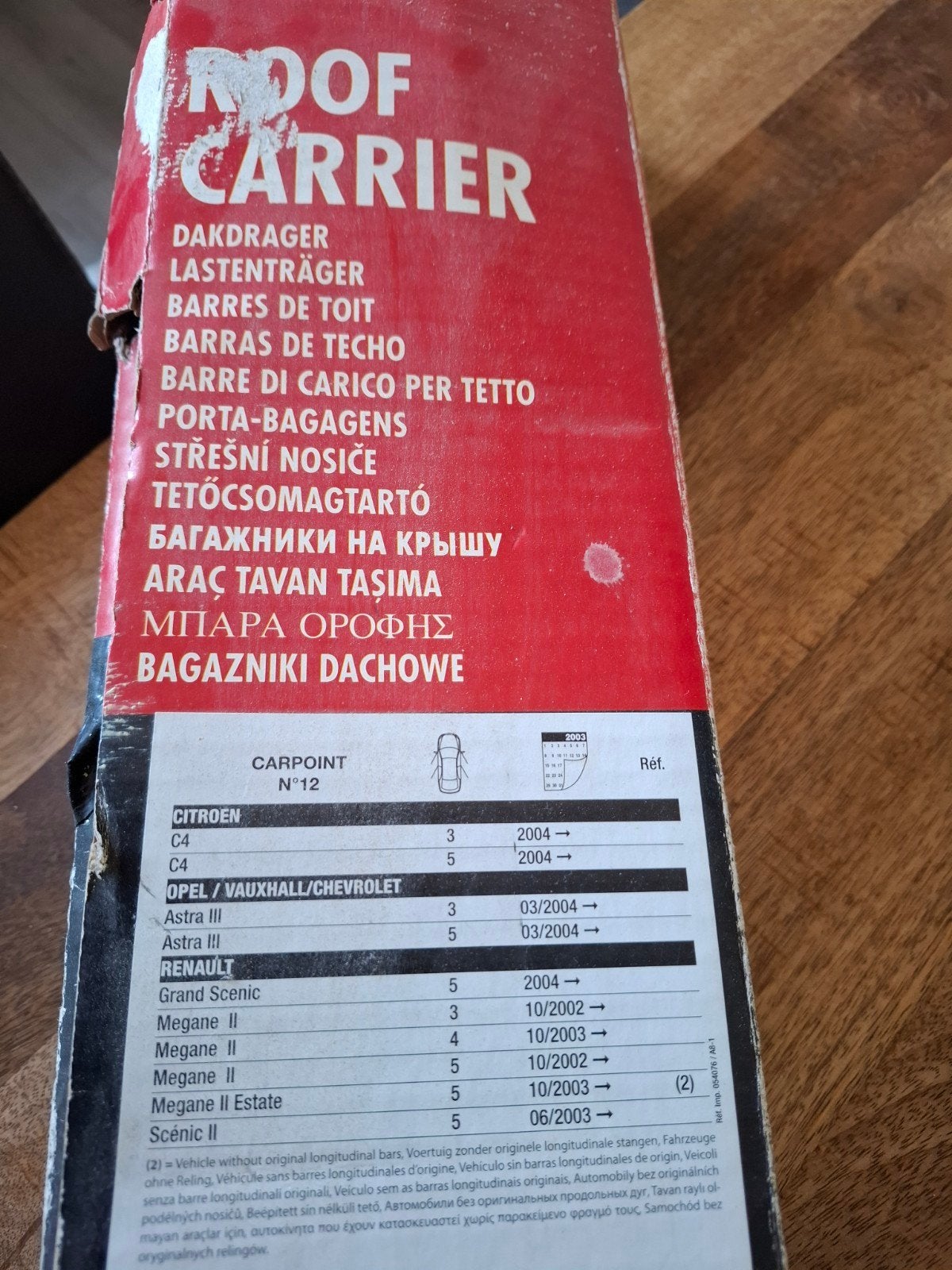 Carpoint Dakdragers N12 voor diverse automodellen, Auto diversen, Dakdragers, Ophalen, Zo goed als nieuw
