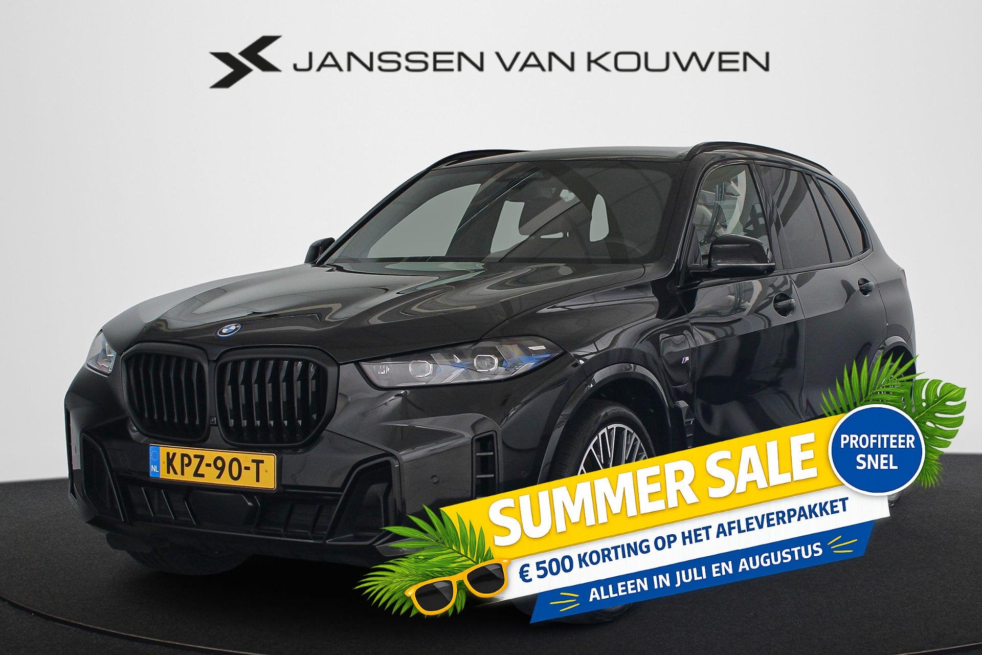 BMW X5 xDrive50e M Sport Head-Up Memory 360-Camera Harman Ka, Auto's, Gebruikt, 2395 kg, Zwart, 489 pk