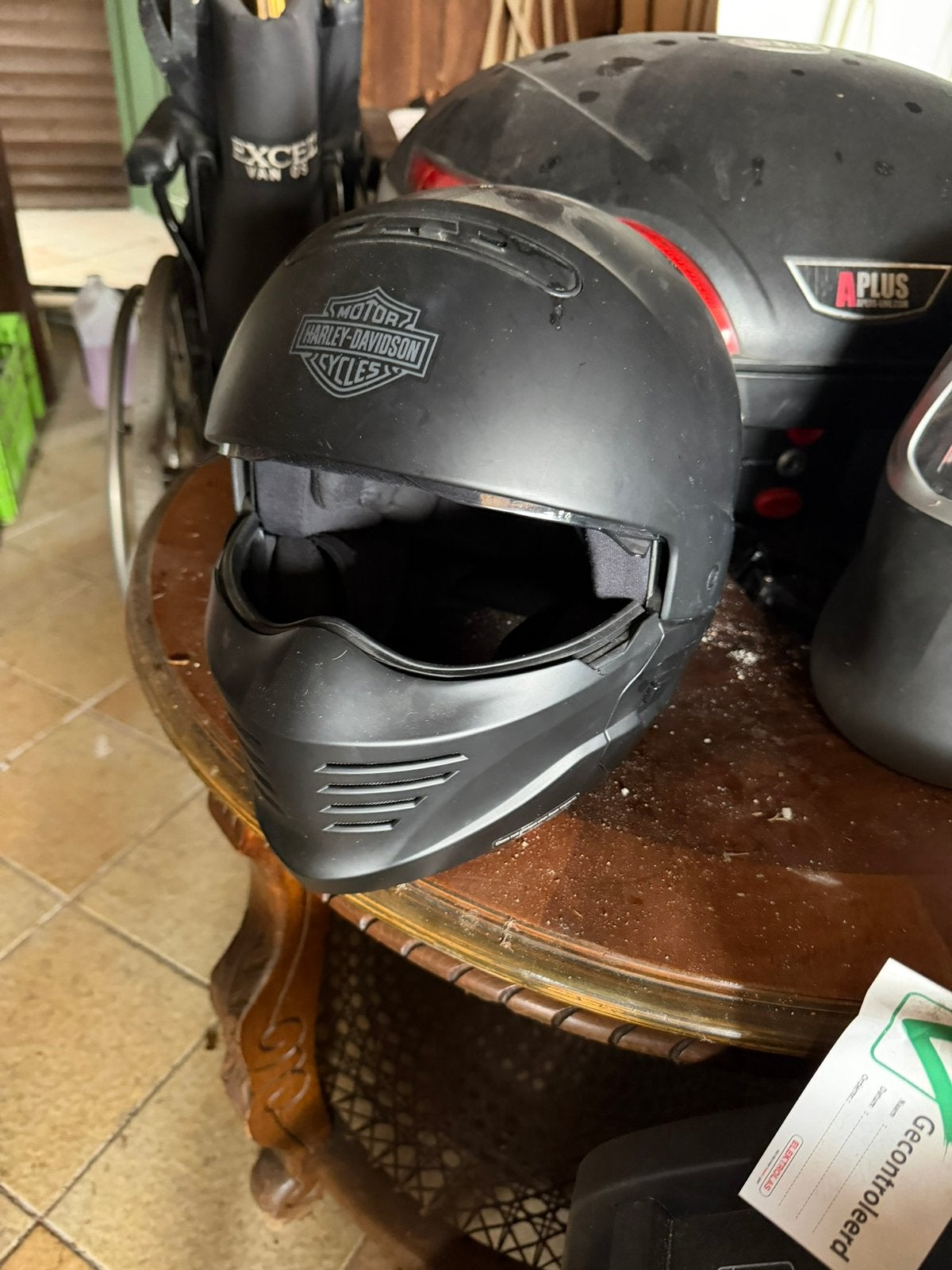 Harley davidson helm maat m, Motoren, Ophalen of Verzenden, Tweedehands, Overige merken