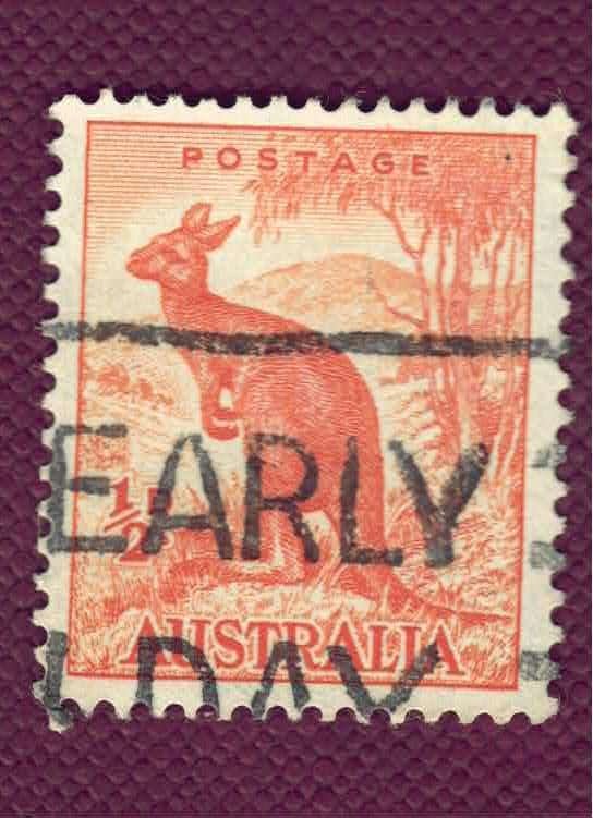 Fauna - Dieren - Kangoeroe - Australia - gebr, Ophalen of Verzenden, Gestempeld, Dier of Natuur