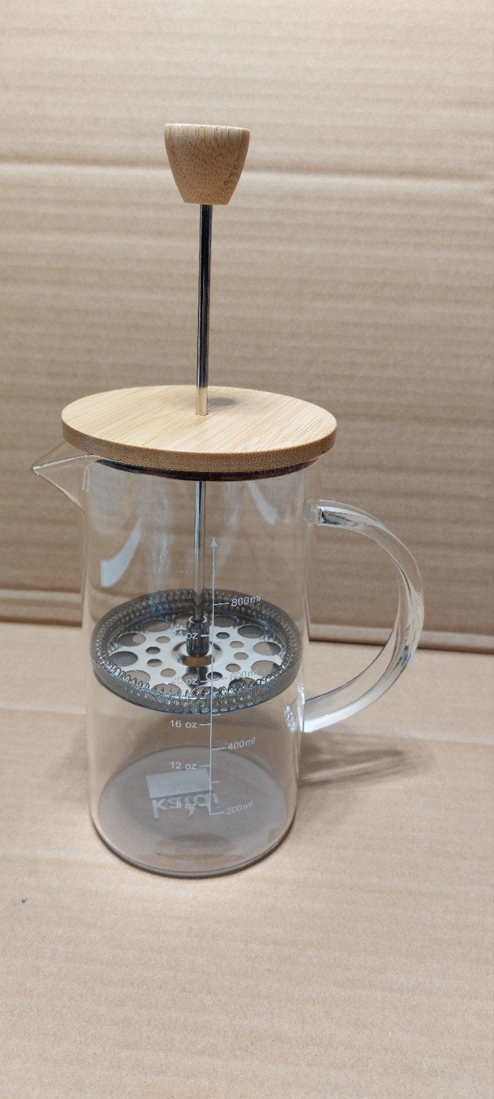 Koffie- en theemaker 1000 ml - Cafetière glas, Ophalen of Verzenden