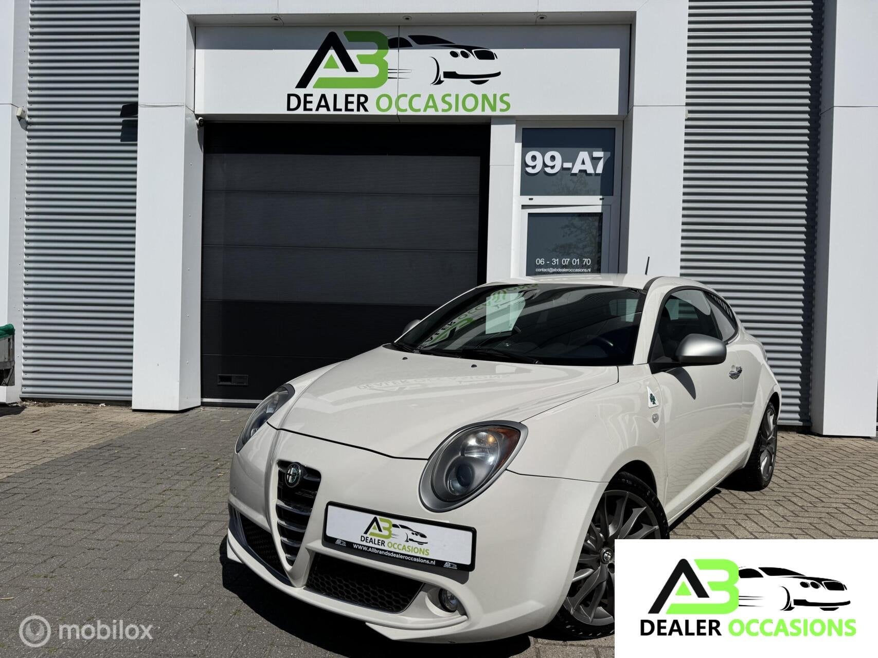 Alfa Romeo MiTo 1.4 T Quadrifoglio Verde-full optie-Apk, Auto's, Voorwielaandrijving, Gebruikt, Zwart, 4 cilinders
