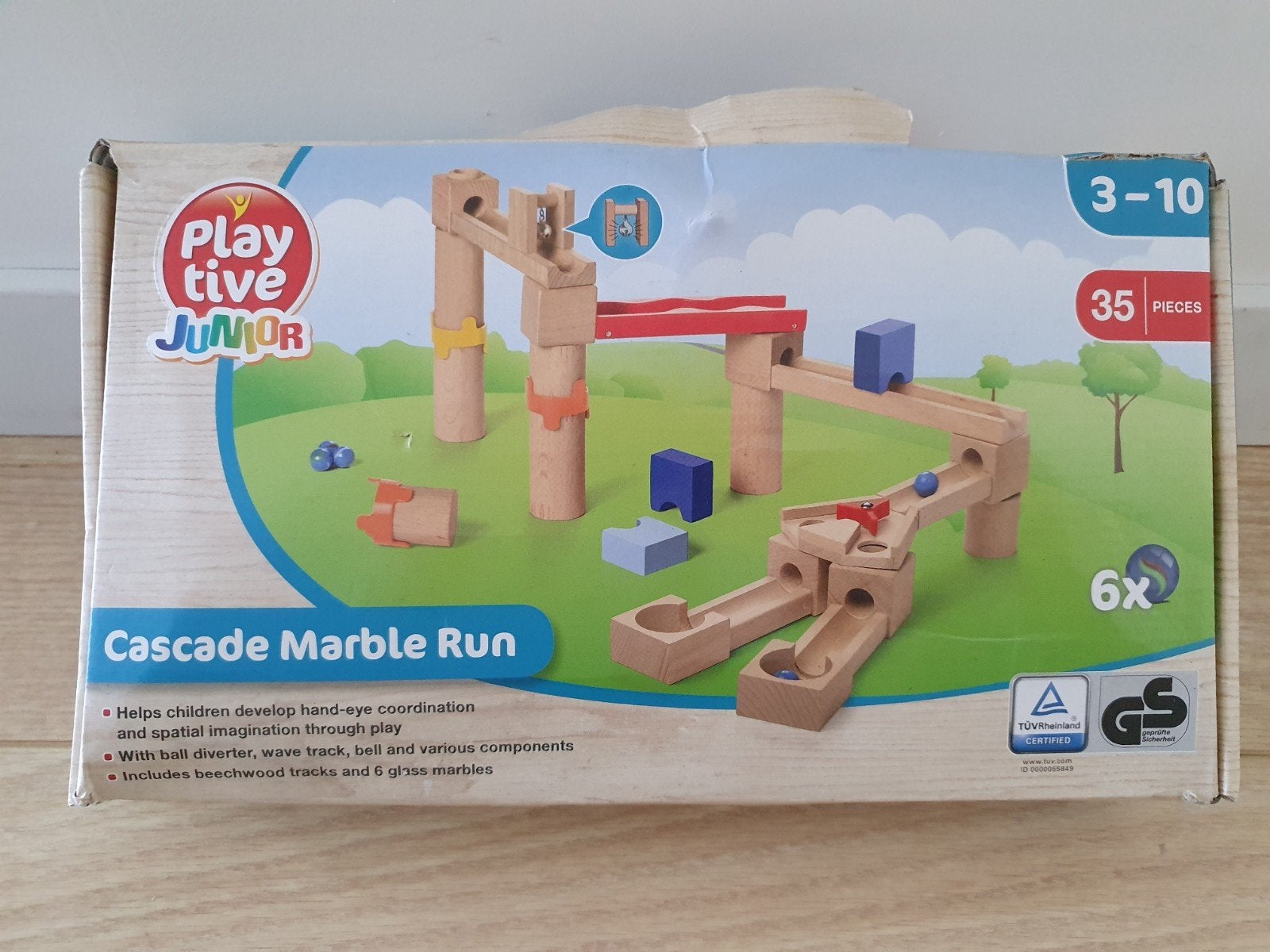 Playtive Junior Cascade Marble Run knikkerbaan, Ophalen of Verzenden, Zo goed als nieuw, Overige merken