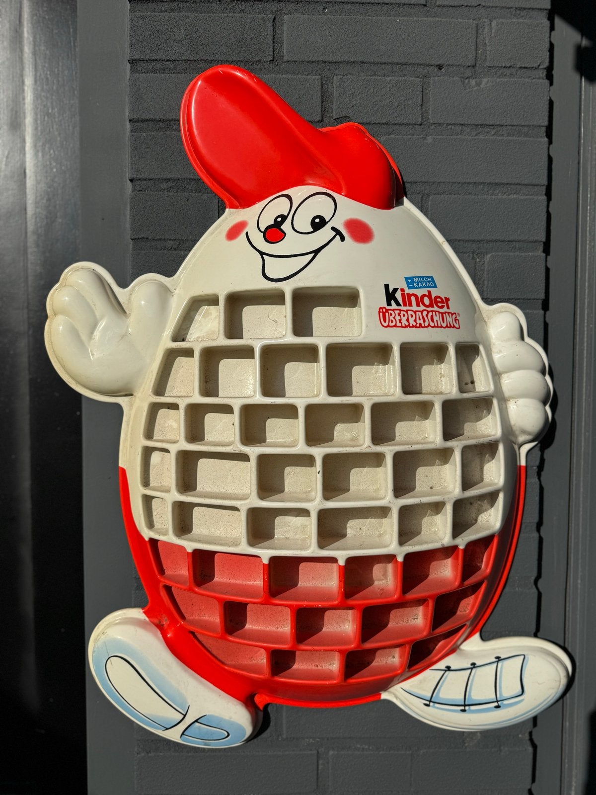 Vintage Kinder Surprise Reclame Display Rek -  verzamelobjec, Reclamebord, Gebruikt, ., Ophalen of Verzenden