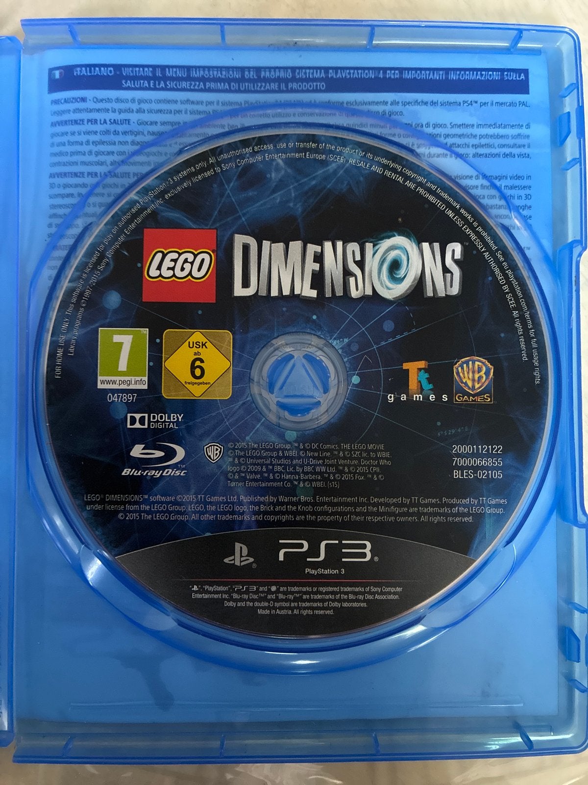 LEGO Dimensions PS3 - Avontuurlijk bouwplezier, Spelcomputers en Games, Games | Sony PlayStation 3, Gebruikt, 1 speler, Vanaf 7 jaar