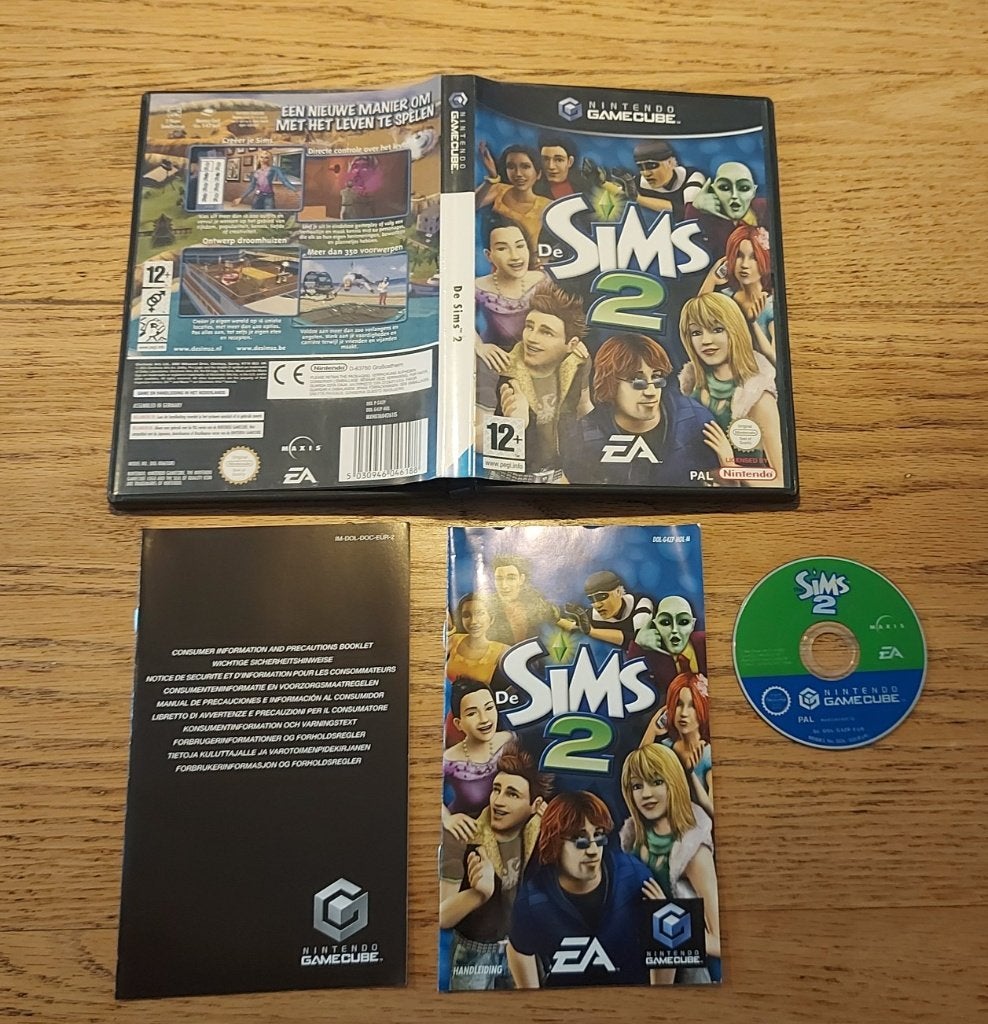 De Sims 2 gamecube, Spelcomputers en Games, Avontuur en Actie, Verzenden, Zo goed als nieuw, 3 spelers of meer