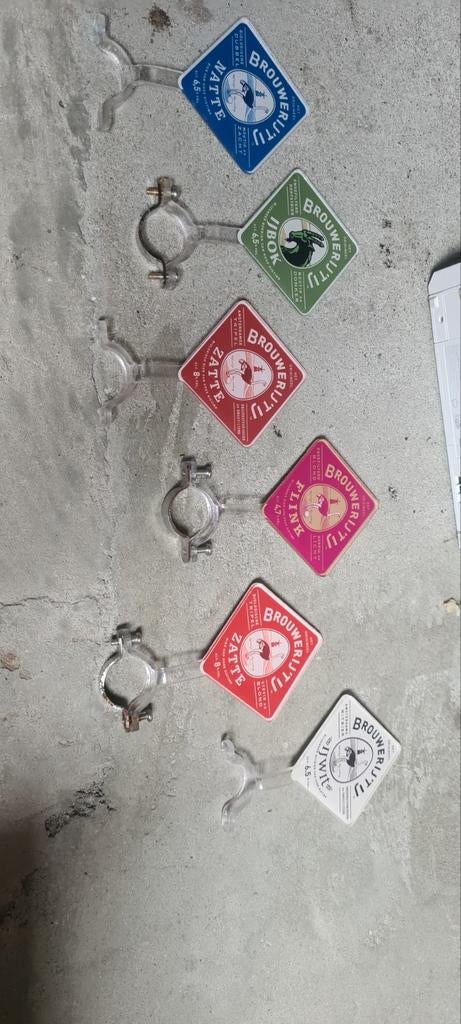 Brouwerij 't IJ Tap Lenzen / Houders, Ophalen of Verzenden, Gebruikt, Viltje(s), Overige merken