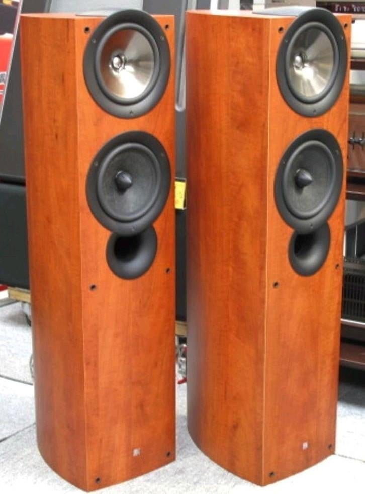 Kef iQ7 Luidsprekers Nieuwstaat!! Dark Aple, Ophalen of Verzenden
