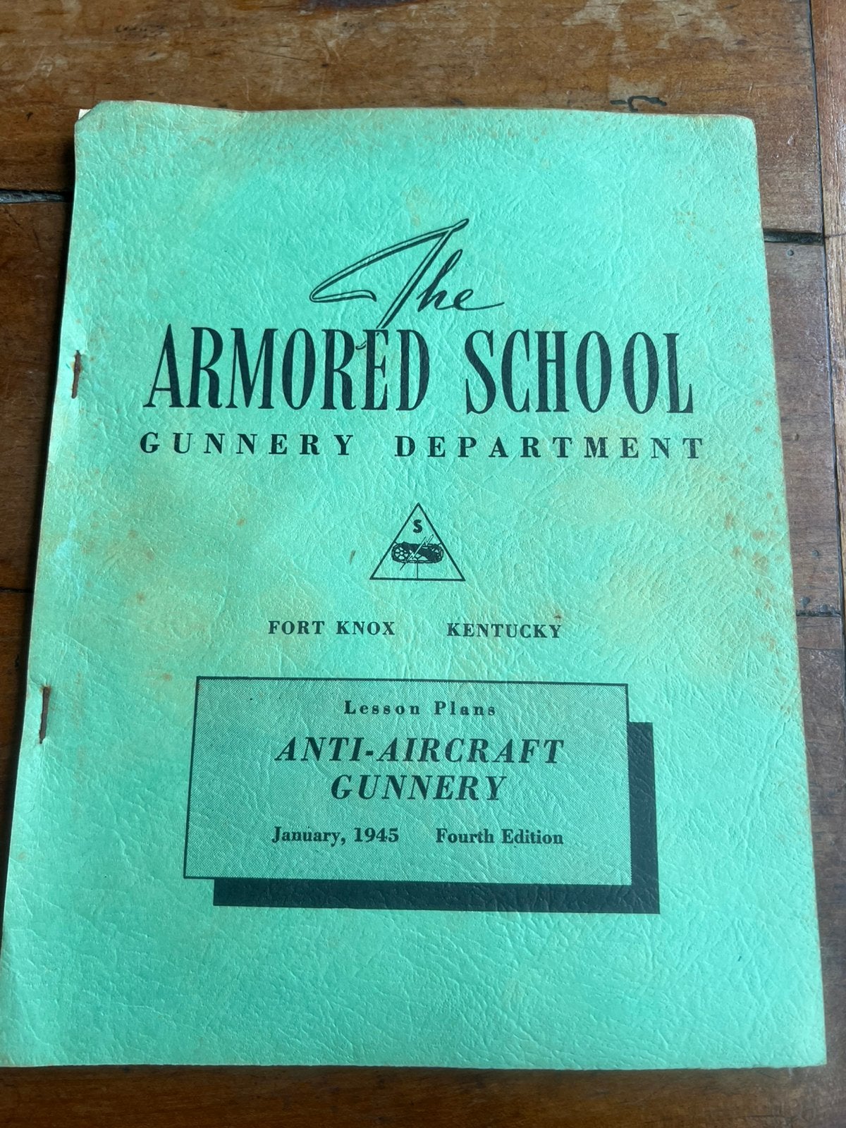 WO2 Amerikaans Arm. School .50 cal voorschrift browning 1945, Verzenden, Nederland, Boek of Tijdschrift