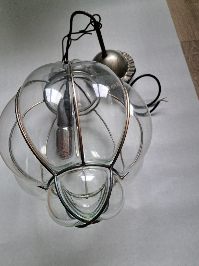 Venetiaanse hanglamp, Ophalen, Gebruikt, Glas