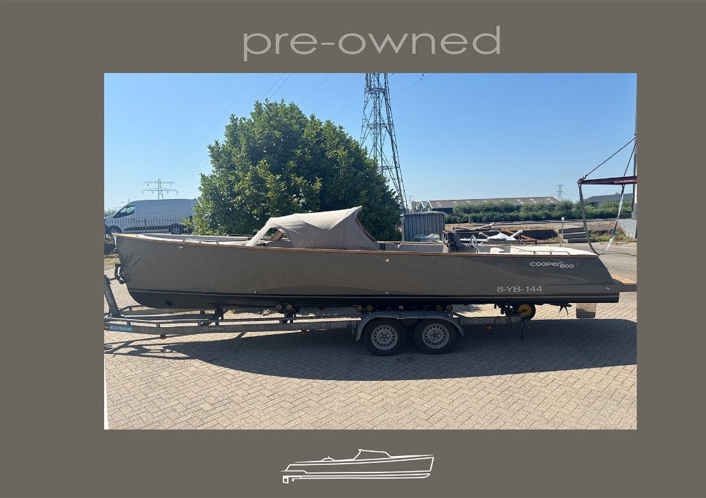 Cooper800 - 2019 - Cooper 800 - 80pk, Ophalen, Gebruikt, Binnenboordmotor, Diesel