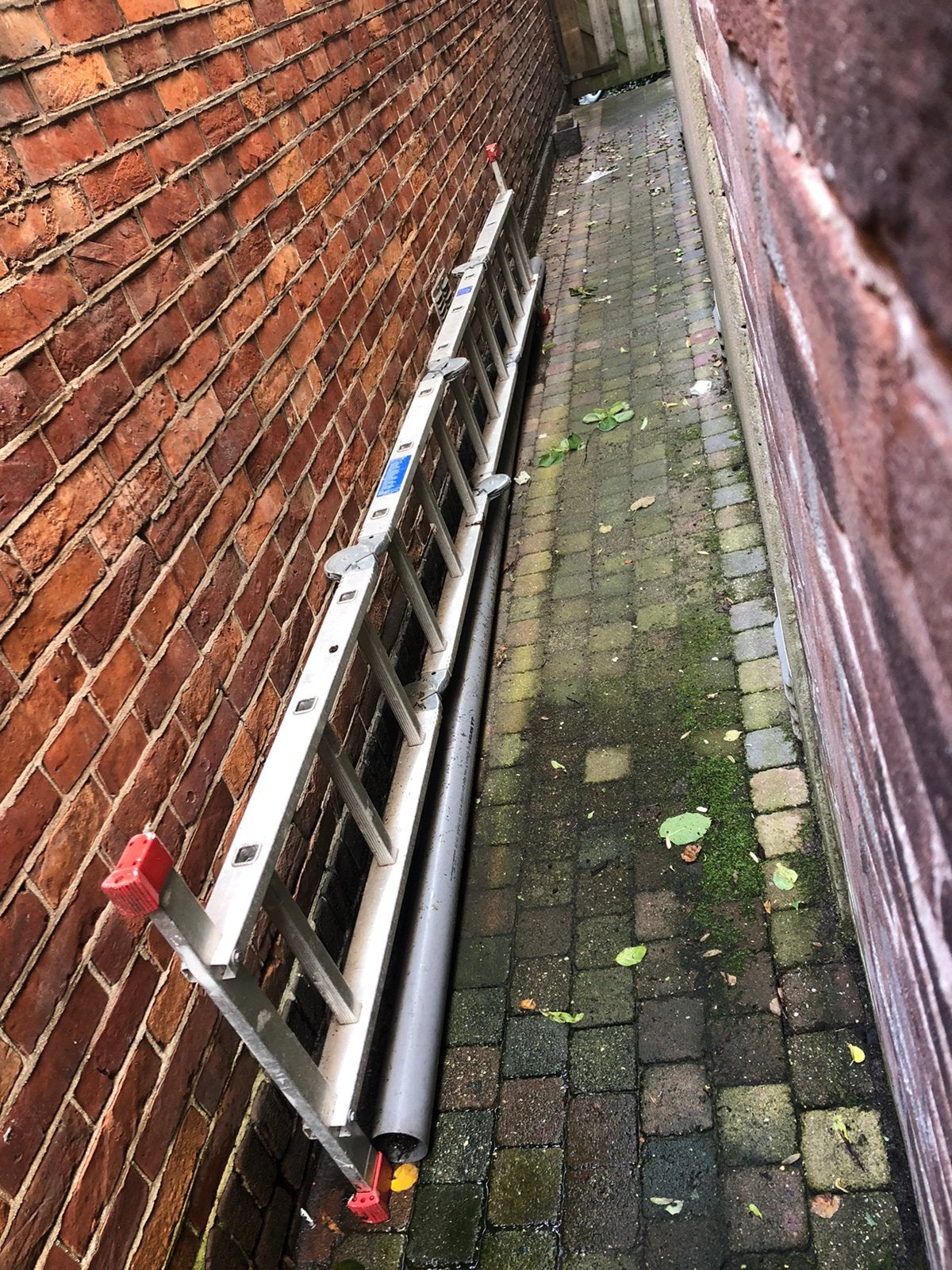 Alpe multifunctionele inklapbare ladder + ladderbankje, Doe-het-zelf en Verbouw, Ladders en Trappen, Ophalen, Gebruikt, Ladder