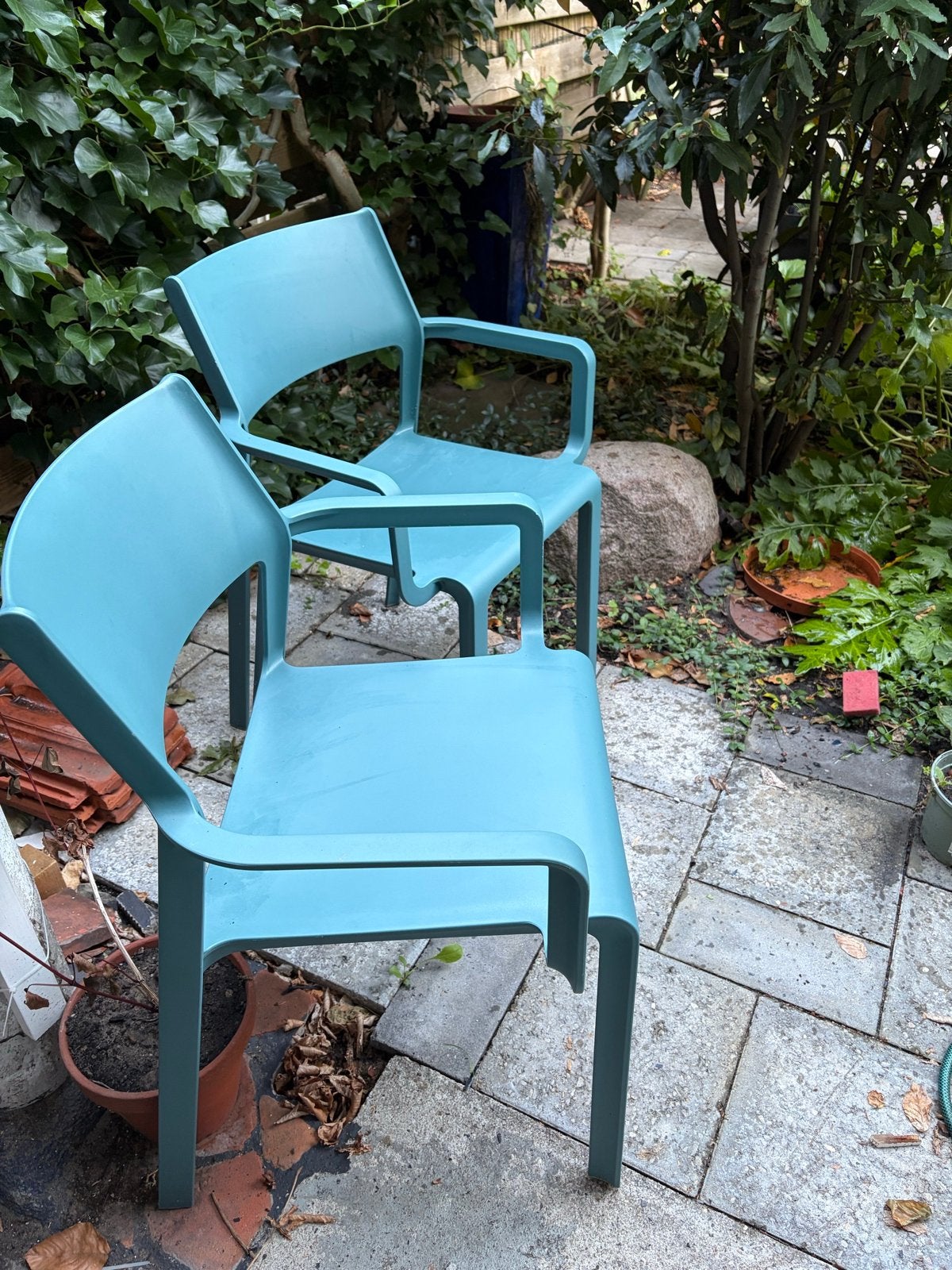 Nardi Trill tuinstoel - Stapelbaar, Ophalen, Gebruikt, Kunststof, Stapelbaar