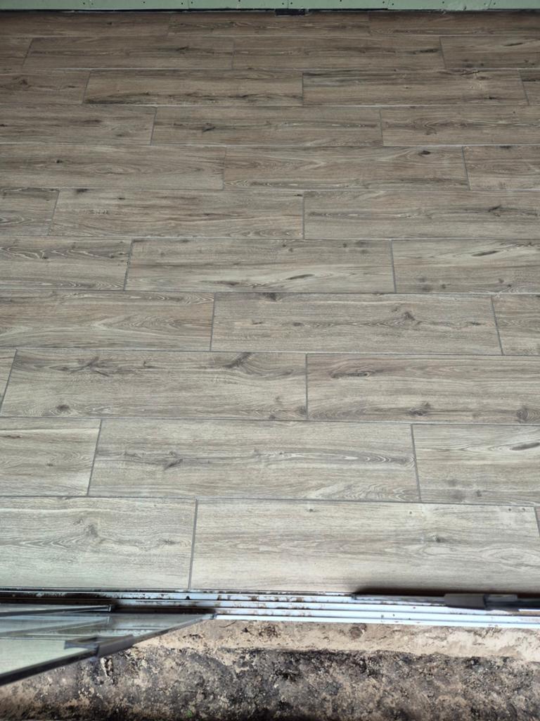 Houtlook terras tegels - Nieuwstaat, Tuin en Terras, Ophalen, Zo goed als nieuw