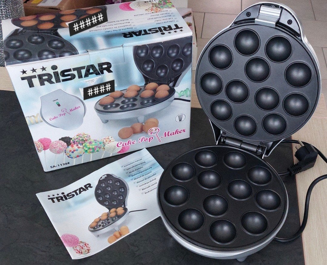 Tristar cake pop maker voor €17, Ophalen of Verzenden, Zo goed als nieuw, Cupcakes