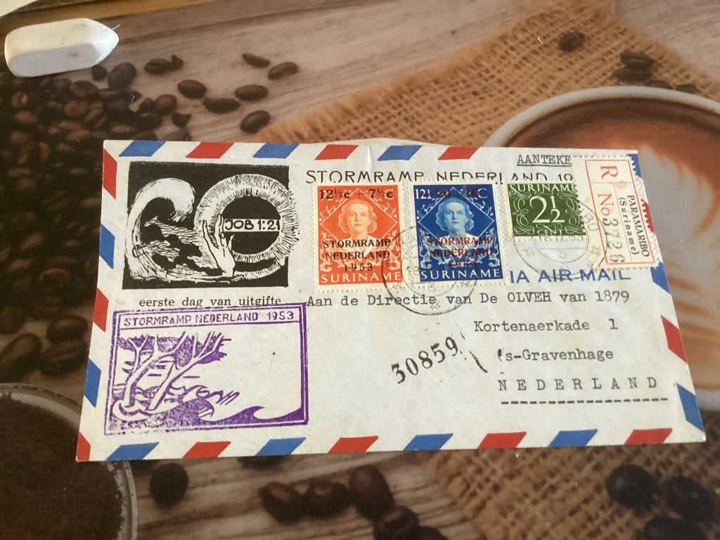 No2257 Voorloper Suriname aangetekend Nederland jaargange, Ophalen, Beschreven, Rest van de wereld