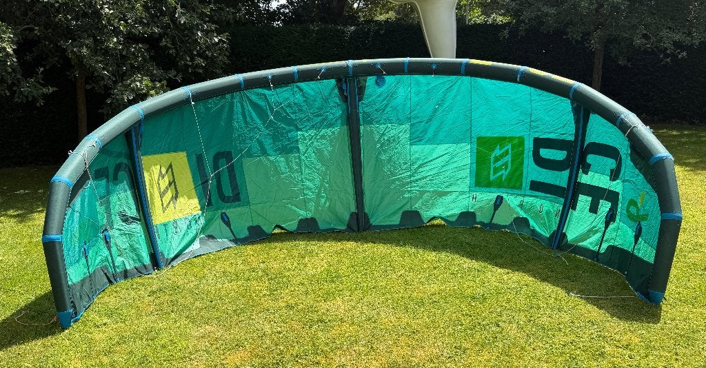 Dice kite 9m, Gebruikt, 9 m², Geen board, Ophalen of Verzenden
