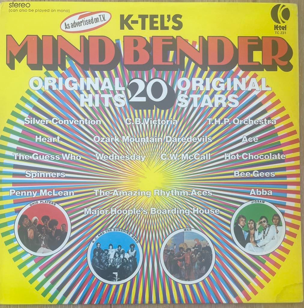 LP K-Tel’s Mind Bender, Cd's en Dvd's, Vinyl | Pop, Ophalen of Verzenden, Zo goed als nieuw, Overige formaten