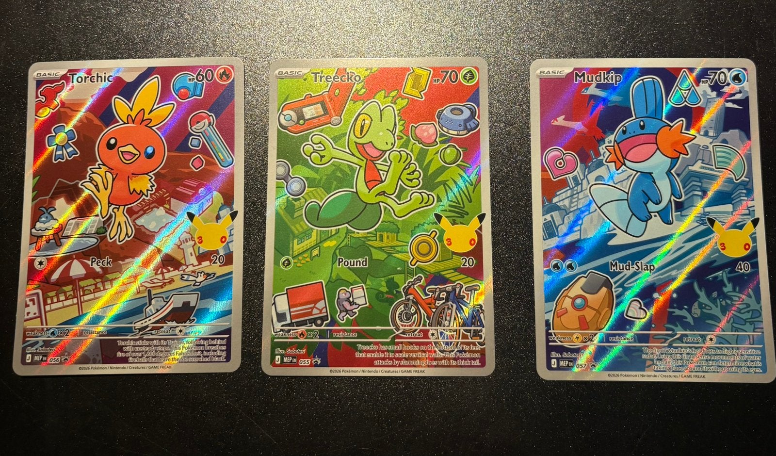 Pokemon First Partner series 3; Mudkip, Treecko, Torchic, Ophalen of Verzenden, Zo goed als nieuw