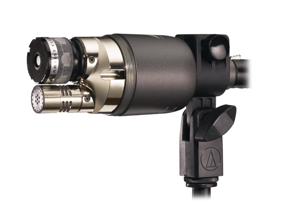 Audio-Technica AE-2500 Condensator en dynamische mic in 1, Audio technica, Ophalen of Verzenden, Zo goed als nieuw, Studiomicrofoon