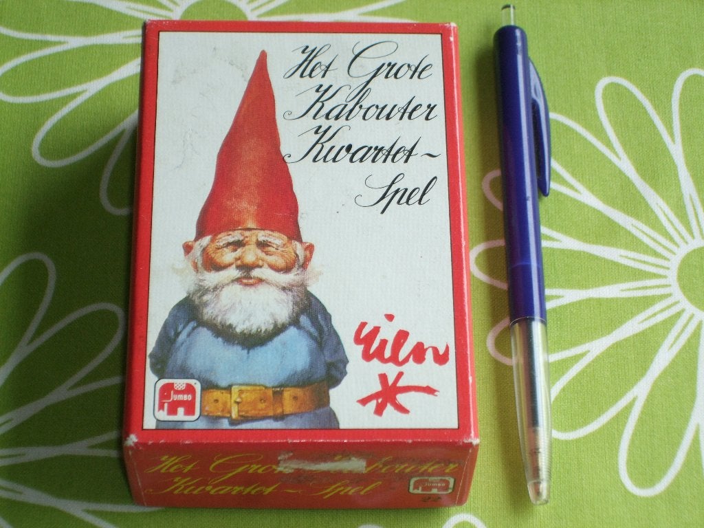 Het grote kabouter kwartet spel - Rien Poortvliet, Ophalen of Verzenden, Gebruikt, Kwartet(ten)