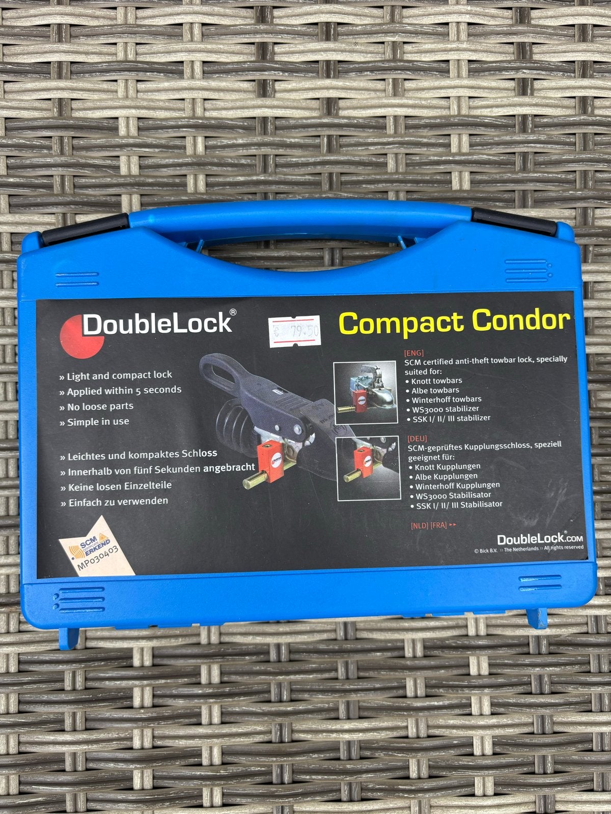 Double Lock Compact Condor SCM gekeurd disselslot, Ophalen of Verzenden, Zo goed als nieuw