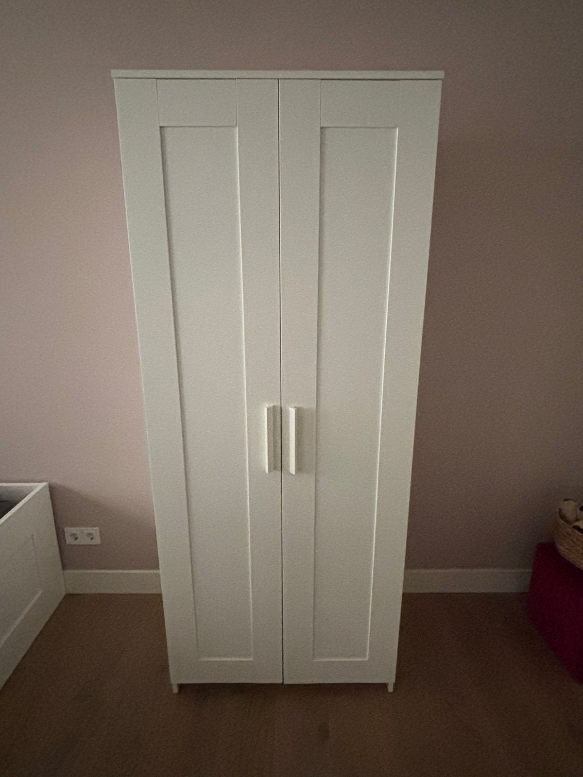 Ikea Brimnes kledingkast met hangruimte en planken, Ophalen, 50 tot 100 cm, Zo goed als nieuw, 150 tot 200 cm