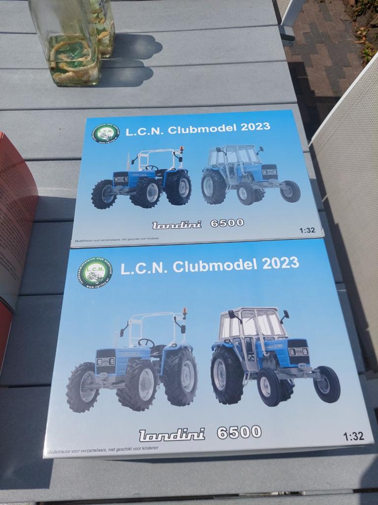 L.C.N. Clubmodel 2023 Landini 6500 (2 stuks), Ophalen of Verzenden, Nieuw, Tractor of Landbouw, Overige merken