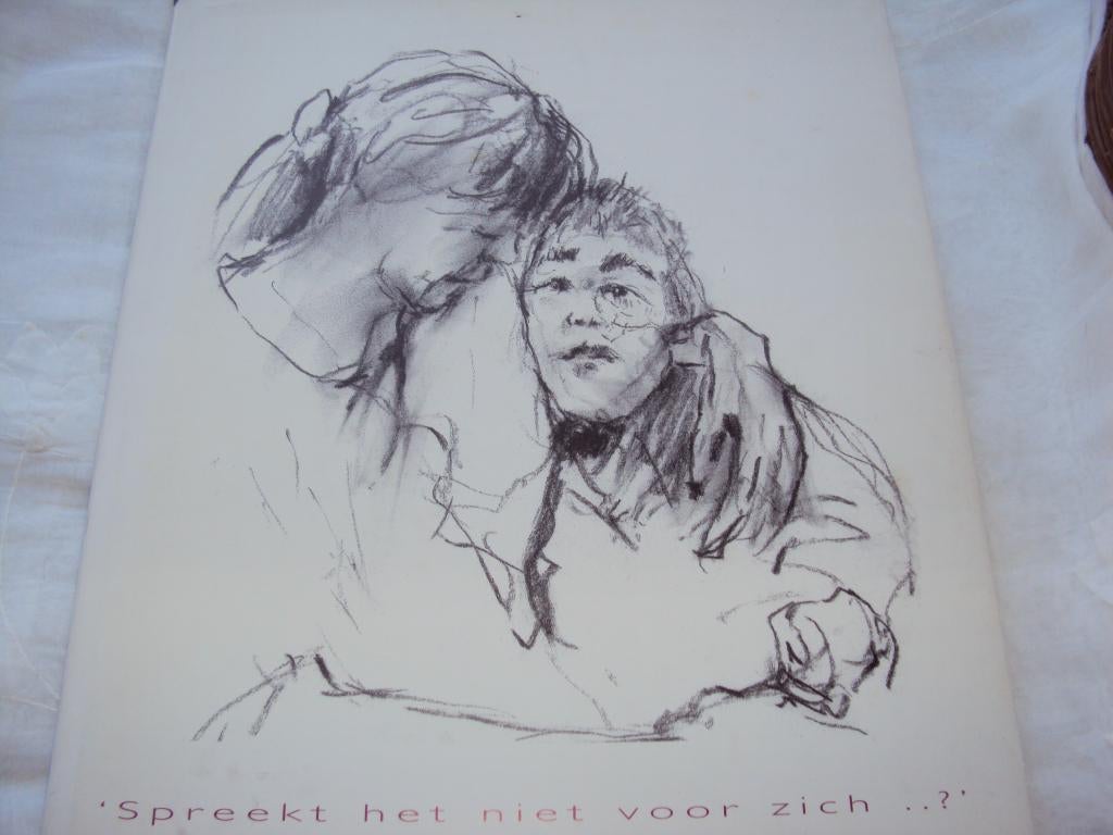 'Spreekt het niet voor zich..?' Beeld van 't Heechhout, Gelezen, Ophalen of Verzenden, Schilder- en Tekenkunst, Dinie Boogaart