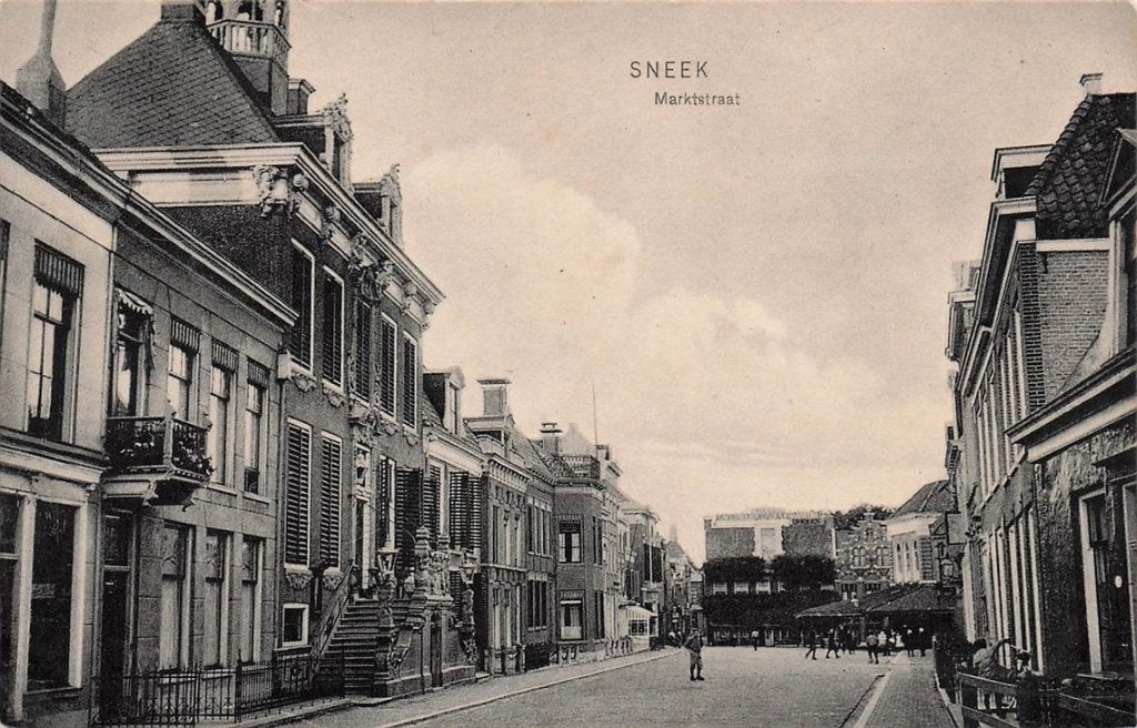 703-436-023 Sneek Marktstraat, Verzamelen, Ophalen of Verzenden, Voor 1920, Friesland