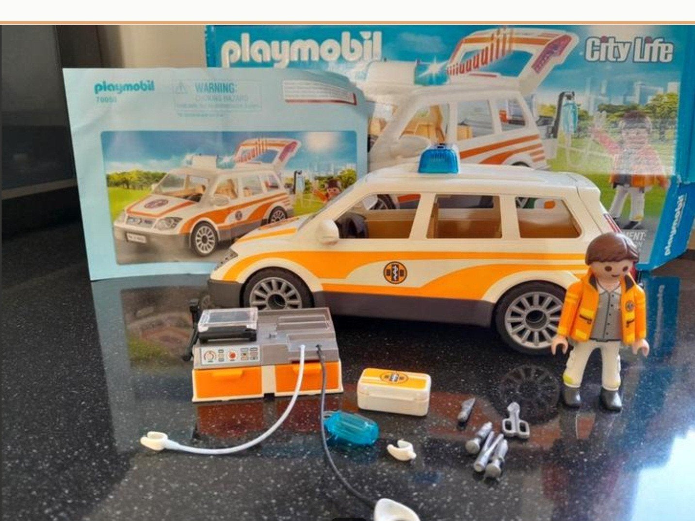 Playmobil ambulance, Ophalen of Verzenden, Gebruikt, Jongen of Meisje