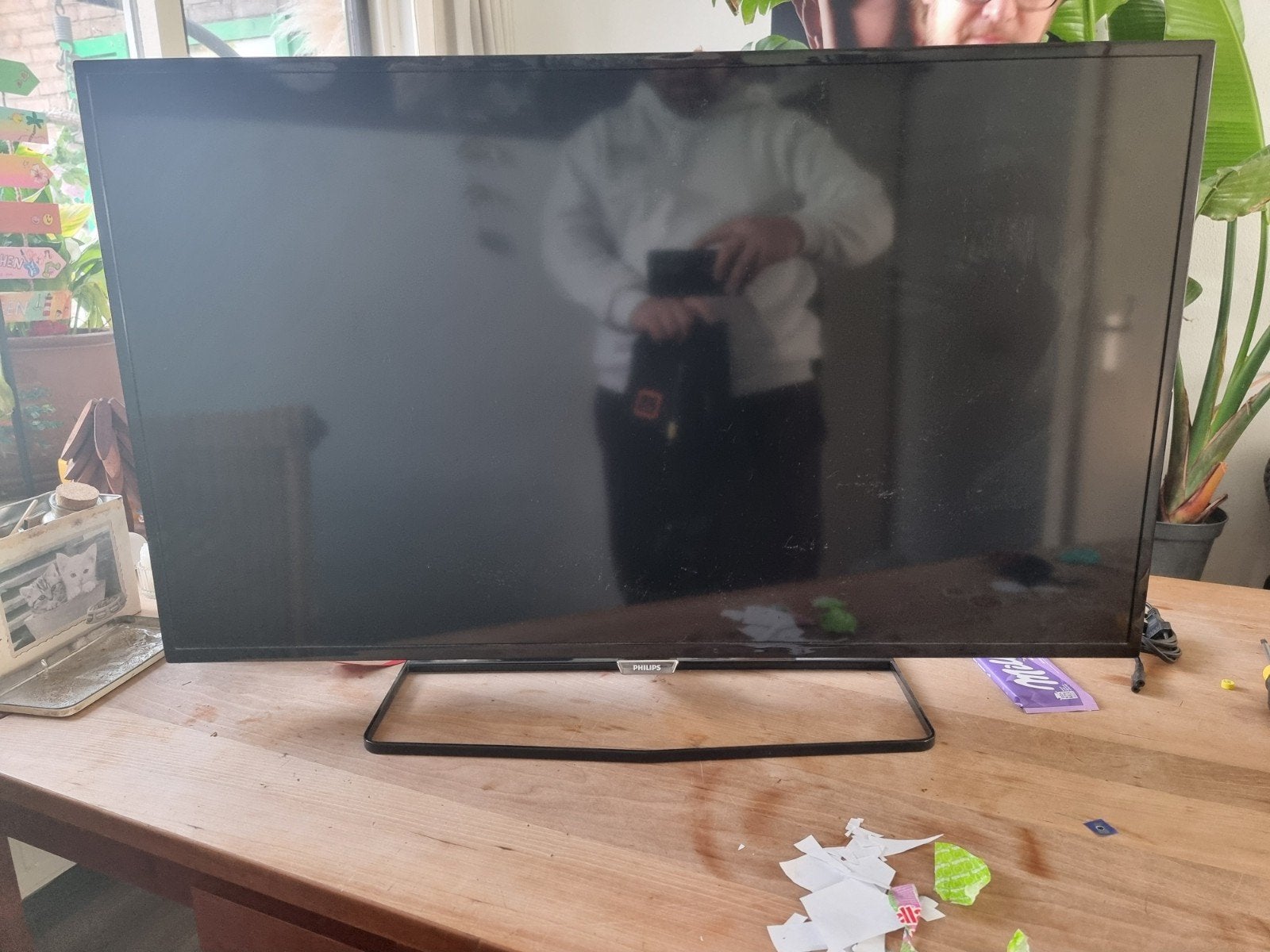 Philips 40PFK5500/12 Full HD 2016  gaat niet aan ?, Philips, 50 Hz, Ophalen of Verzenden, 100 cm of meer