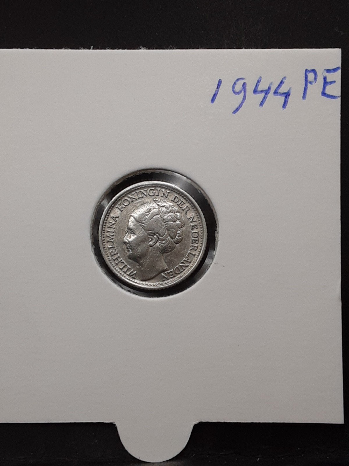 10 cent 1944 PE koningin Wilhelmina, Zilver, Ophalen of Verzenden, 10 cent, Koningin Wilhelmina