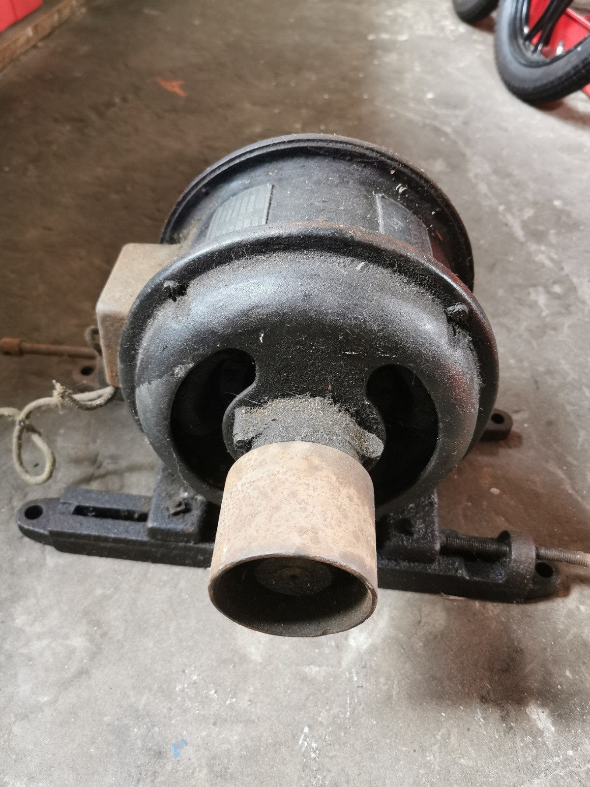 Sachsenwerk Elektromotor 0.75 kW, 1420 rpm, Doe-het-zelf en Verbouw, Motoren, Ophalen, Gebruikt, Elektromotor
