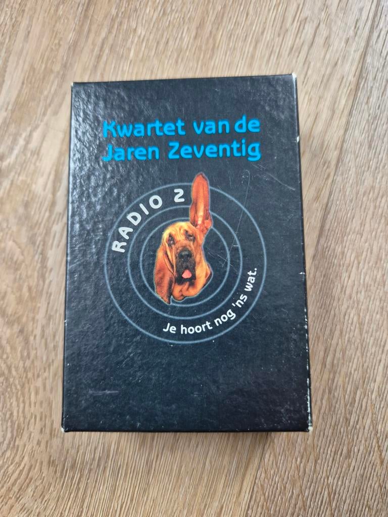 Kwartet van de jaren 70 radio 2, Verzamelen, Speelkaarten, Jokers en Kwartetten, Ophalen of Verzenden, Zo goed als nieuw, Kwartet(ten)
