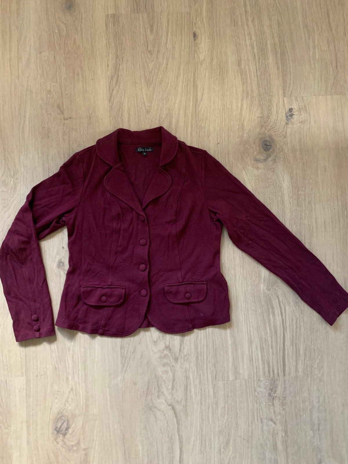 King Louie colbertje mt M, Kleding | Dames, Ophalen of Verzenden, Zo goed als nieuw, Maat 38/40 (M), Paars