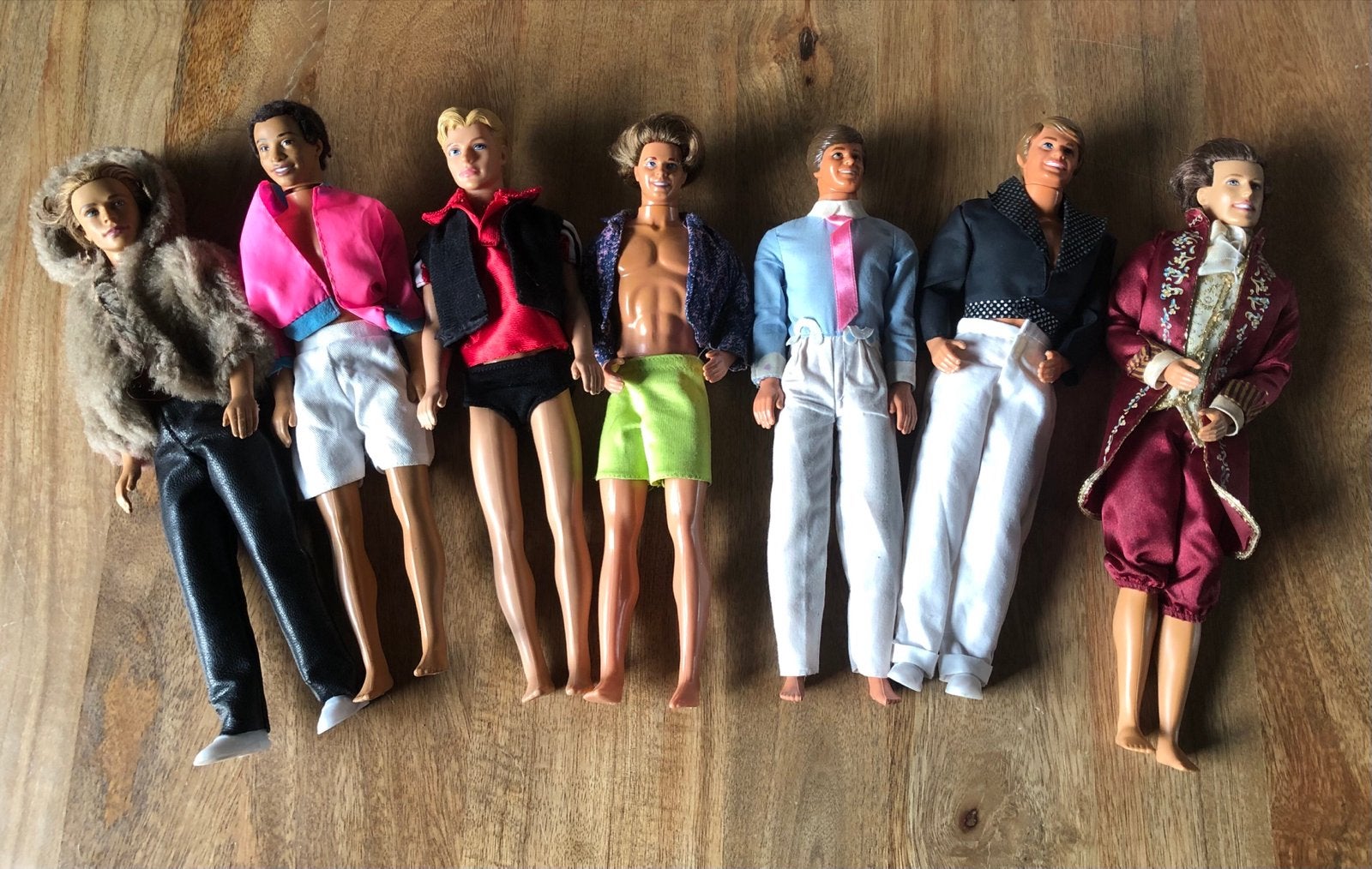 Vintage Ken poppen - Diverse outfits - Barbie, Kinderen en Baby's, Ophalen of Verzenden, Gebruikt, Barbie