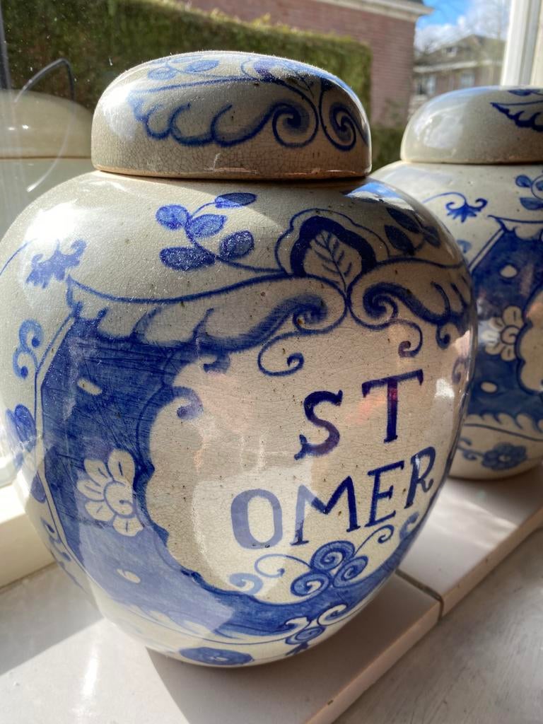 ST. Omer voorraadpotten, Antiek en Kunst, Ophalen