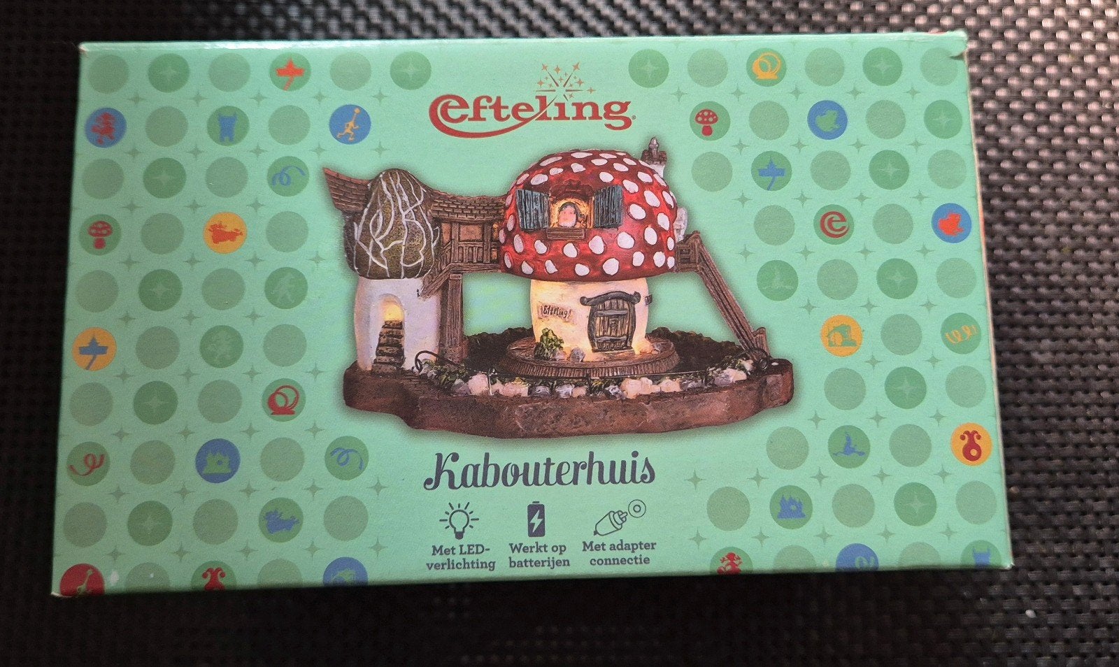 Efteling Kabouterhuis met verlichting, Verzamelen, Efteling, Ophalen of Verzenden, Gebruikt