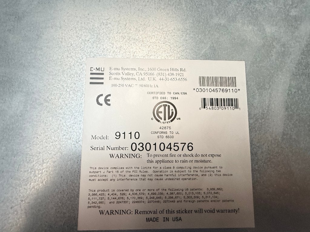 E-mu Xtreme Lead-1 (XL-1), Ophalen of Verzenden, Gebruikt, Overige aantallen, Overige merken