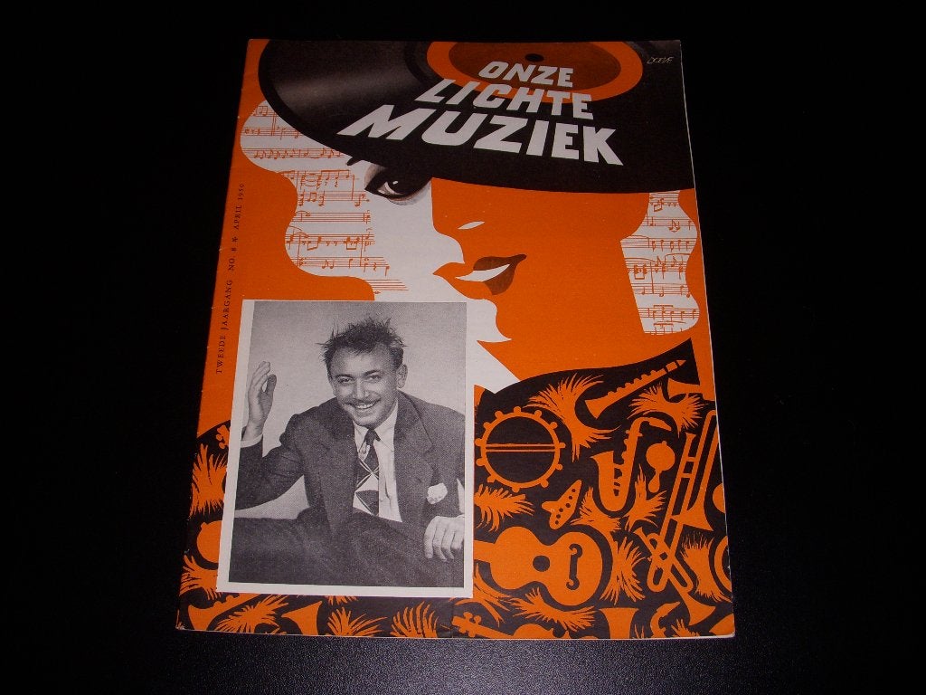 Tijdschrift ' Onze lichte Muziek ' Boyd Bachman april 1950, Ophalen of Verzenden, Gelezen, Muziek, Film of Tv